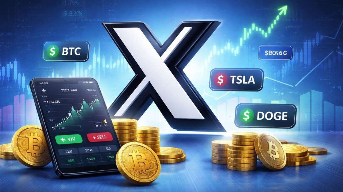 X plans in-app crypto and stock trading