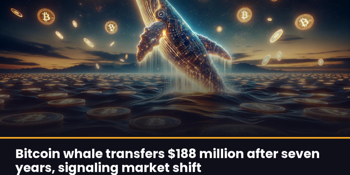 Bitcoin whale transfers $188 million after seven years, signaling market shift